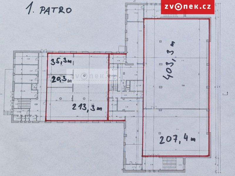 Pronájem nebytových prostor 50 - 1200m2 ve Veselí nad Moravou