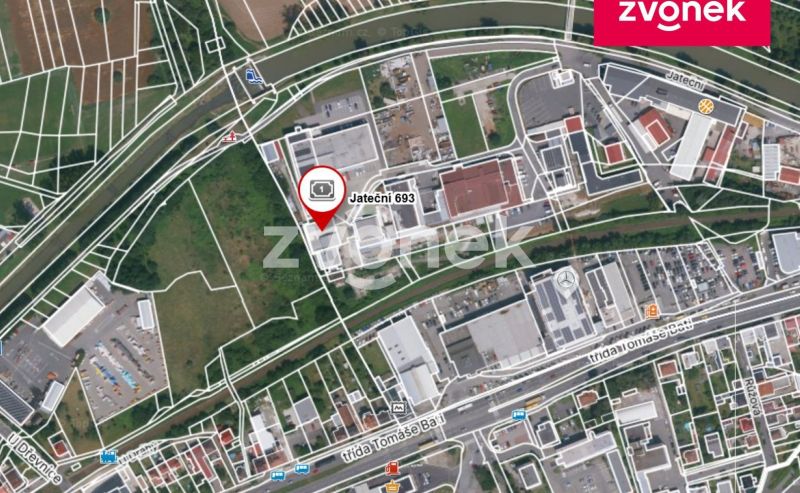 Pronájem kanceláře 50 m², Zlín - Prštné