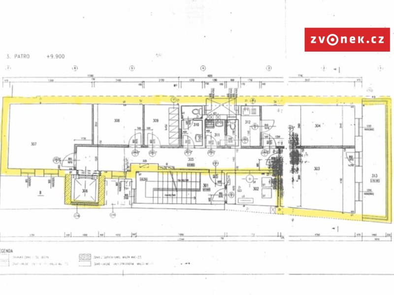 Pronájem atraktivních kancelářských prostor v centru Zlína, 98 m2