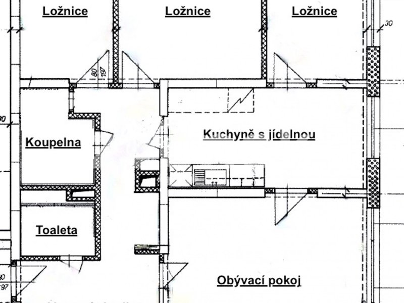 Byt 4+1 po rekonstrukci, ul. Slunečná