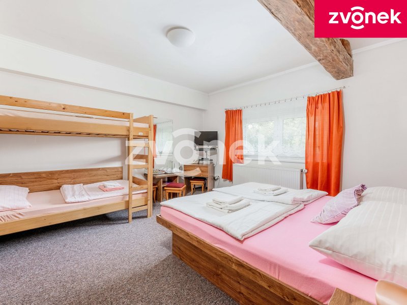 Investiční příležitost ve Fryštáku: Penzion a rozsáhlý stavební pozemek celkově s téměř 4200 m² na klidném místě!