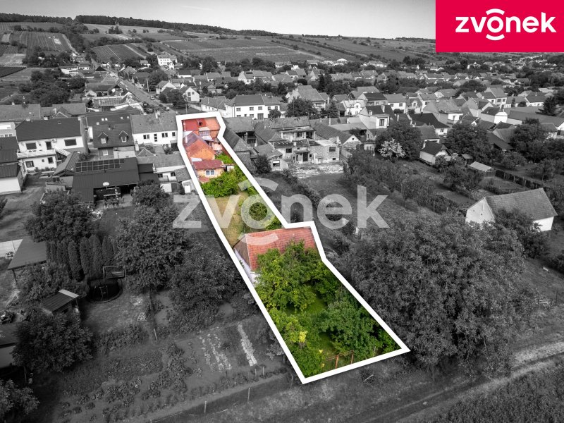 Rodinný dům Blatnice pod Svatým Antonínkem, vinný sklep, velká zahrada