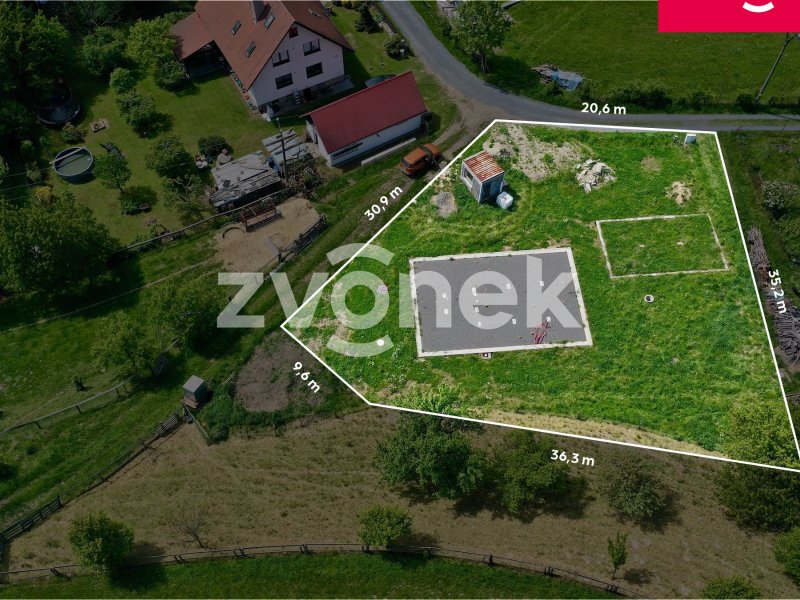 Stavební pozemek Rajnochovice vč. stav.povolení