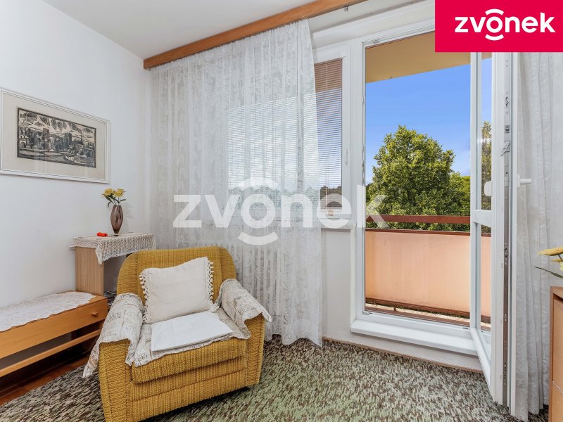 1+kk Zlín - Družstevní, lodžie, krásný výhled