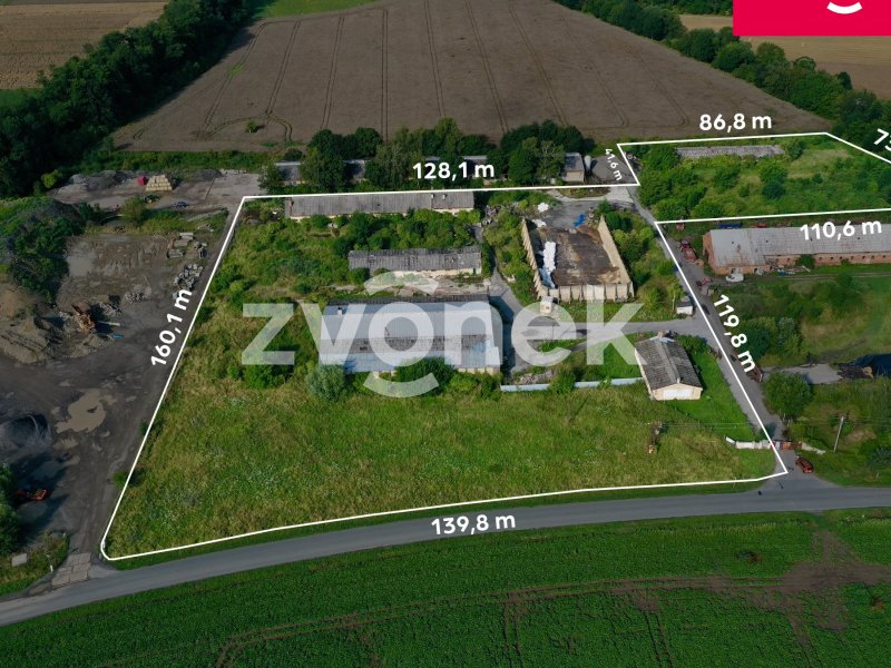 Prodej komerčního pozemku Holešov- Všetuly
