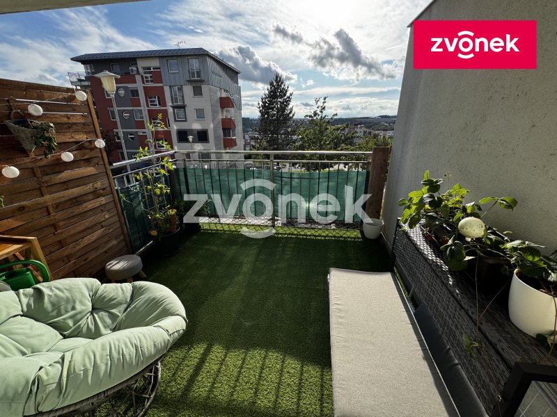 1+kk U Centrálního parku, prostorný byt (43 m2) s velkou terasou