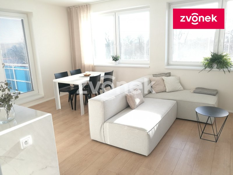 Moderní byt 3+kk s balkonem Fryšták, parkování, sklep, 10 min od Zlína