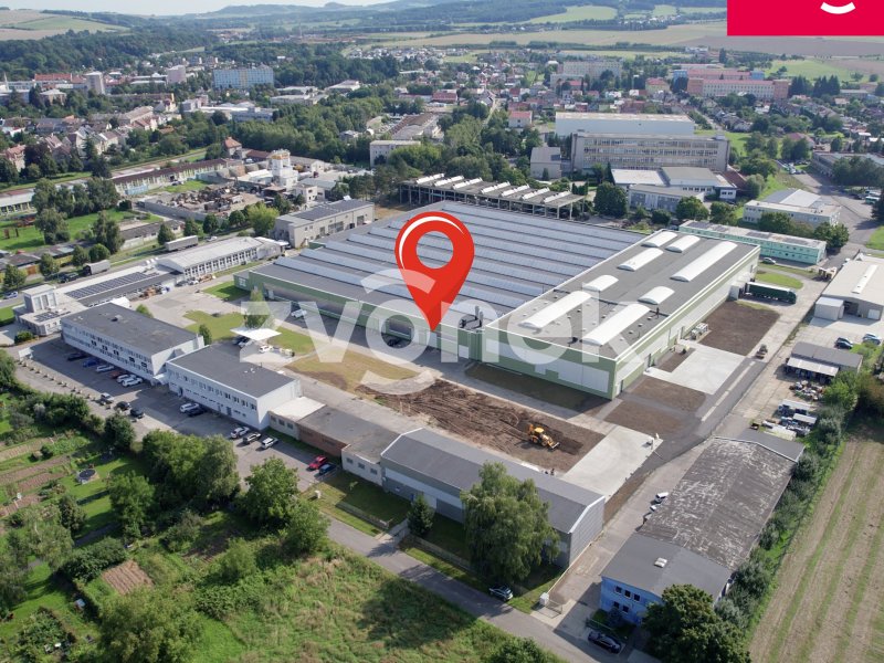 Pronájem výrobní haly 1080 m², Holešov