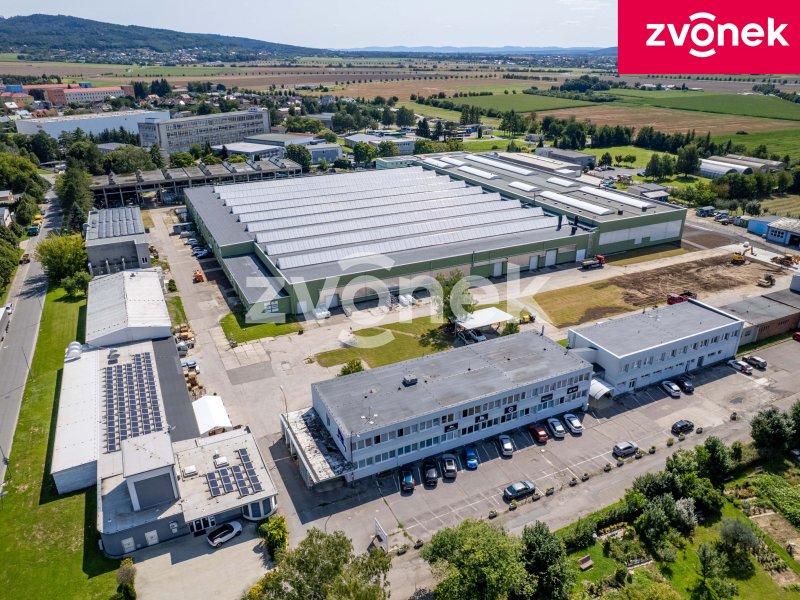 Pronájem výrobní haly 1080 m², Holešov