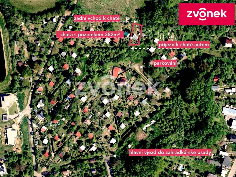 Chata s pozemkem 382m², Zlín,Prštné