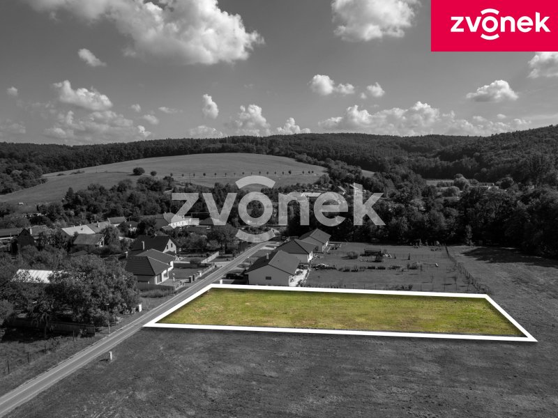 Stavební pozemek - 1290m2, Lubná u Kroměříže