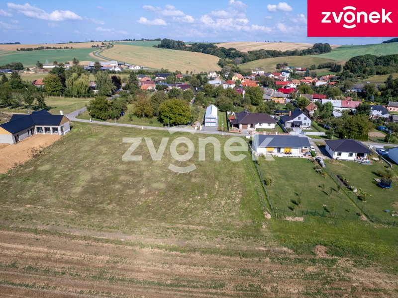 Stavební pozemek - 1290m2, Lubná u Kroměříže