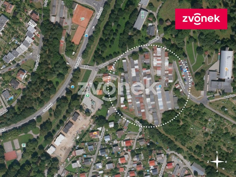 Prodej garáže 20 m², Zlín – Burešov