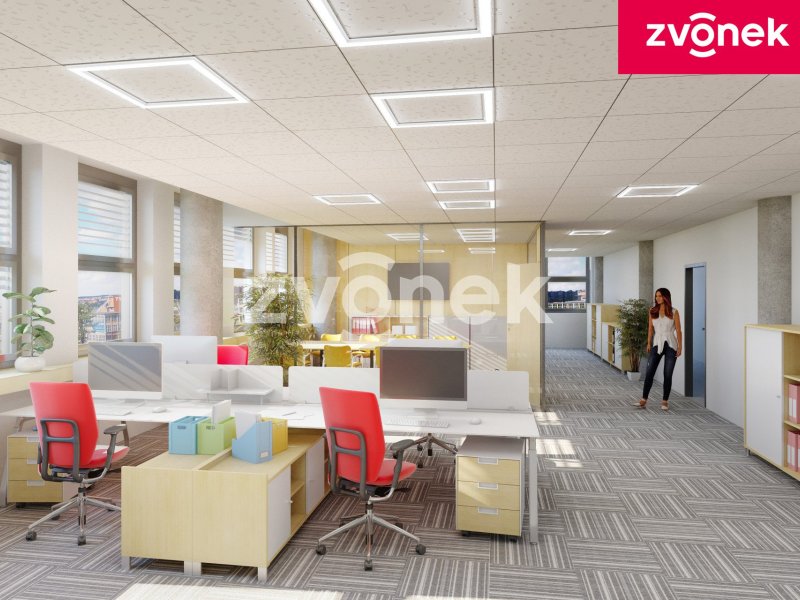 Kanceláře v budově OKO ve Zlíně, 109 m2
