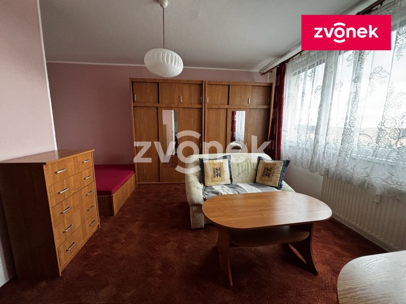 Pronájem 1+kk s krásným výhledem – Jižní Svahy, ul. Česká, Zlín