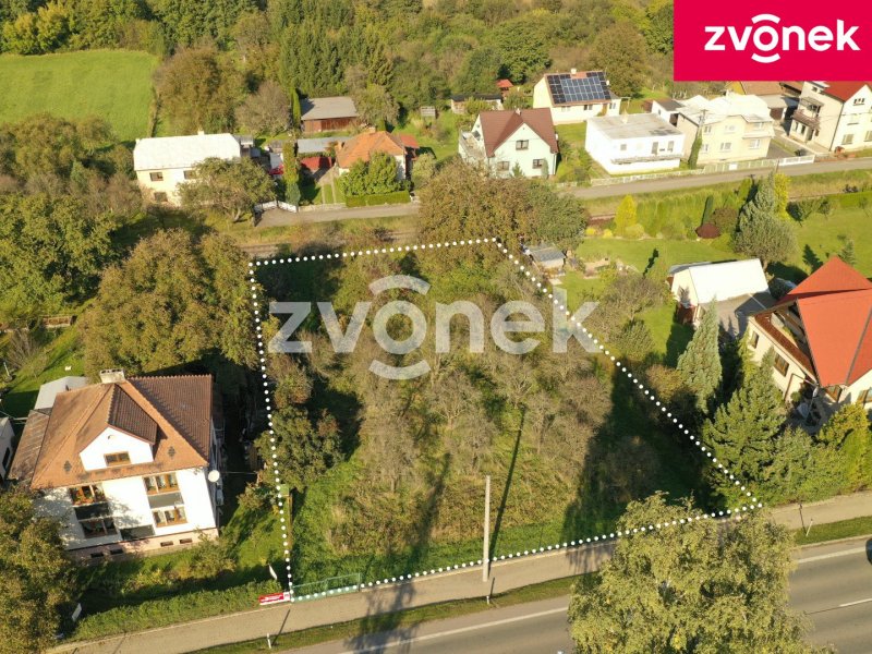Prodej pozemku k výstavbě rodinného domu, 1 505 m² – Želechovice nad Dřevnicí