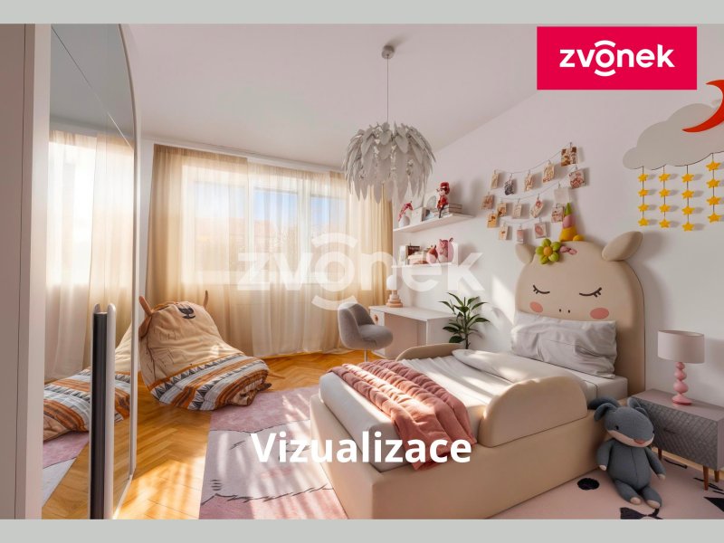 Prostorný byt 3+1 v Bojkovicích