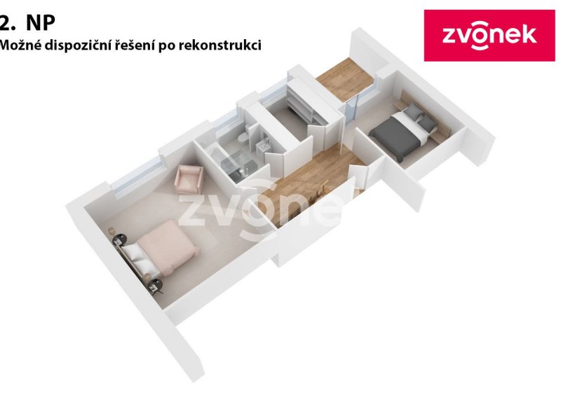 Investiční příležitost nebo vlastní bydlení: RD s projektem, povolením a rozběhnutou rekonstrukcí – Jaroslavice u Zlína