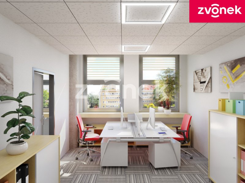 Kanceláře v budově OKO ve Zlíně, 109 m2