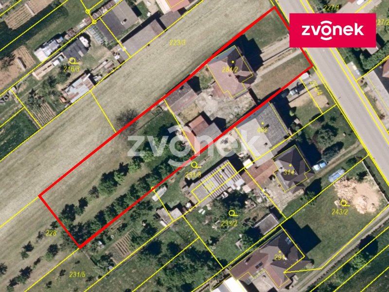 Prodej rodinného domu v obci Břestek.