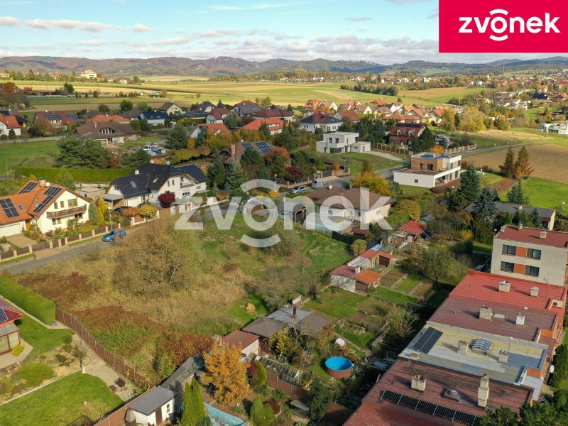 Atraktivní stavební pozemek Zlín - Kostelec, Jabloňová