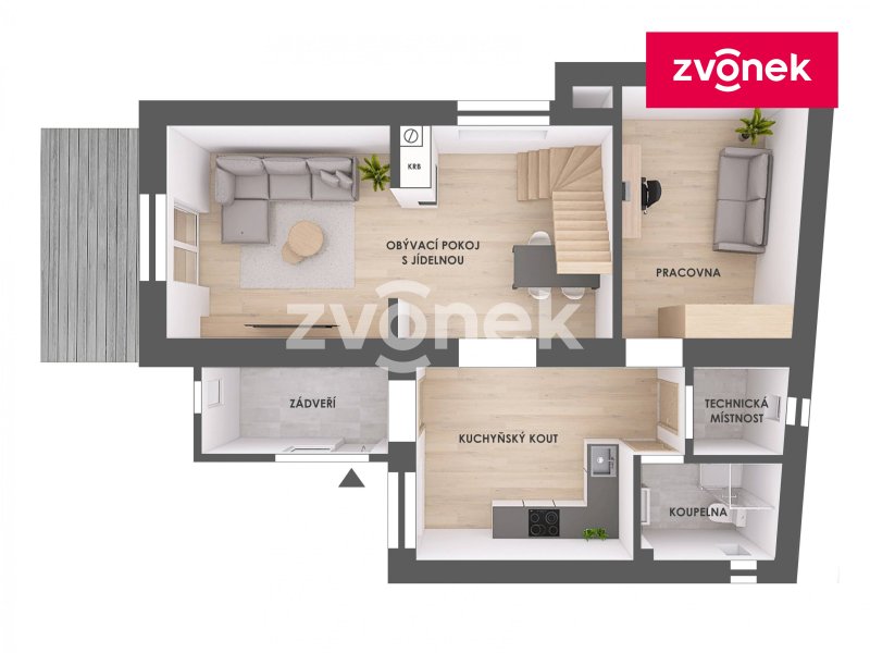 Rodinný dům Hvozdná u Zlína