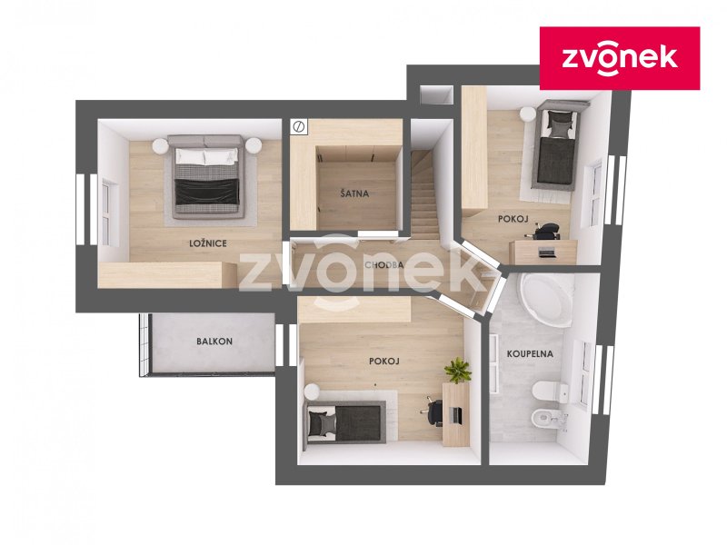 Rodinný dům Hvozdná u Zlína