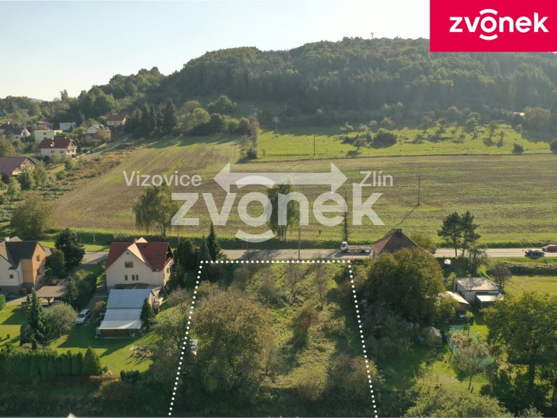 Prodej 1/2 podílu pozemku 1 505 m² k výstavbě domu– Želechovice nad Dřevnicí