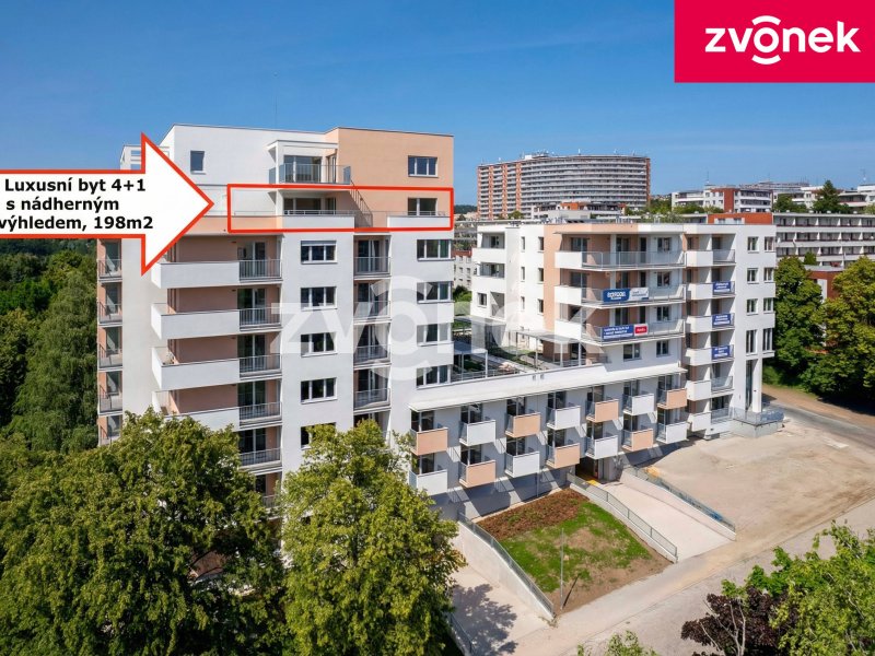Luxusní byt 4+1 ve Zlíně, novostavba
