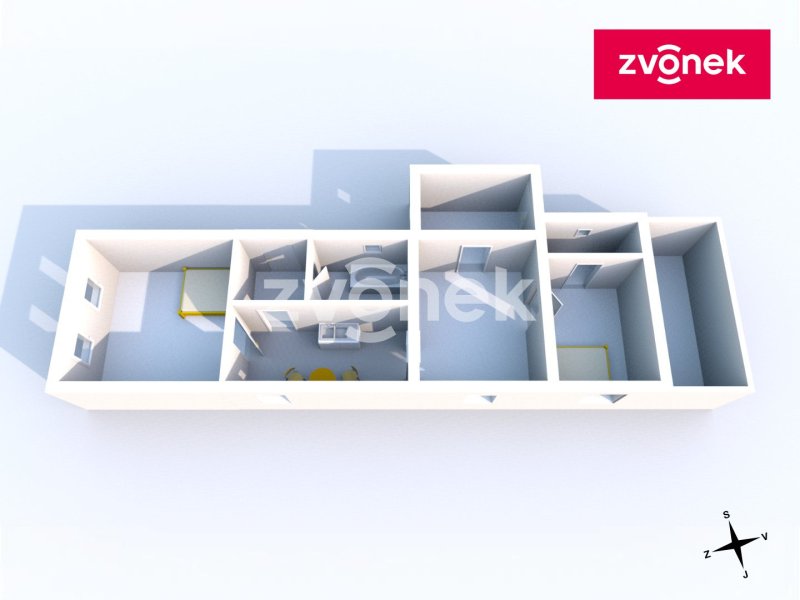 Prodej rodinného domu 4+1, Lhotsko u Vizovic