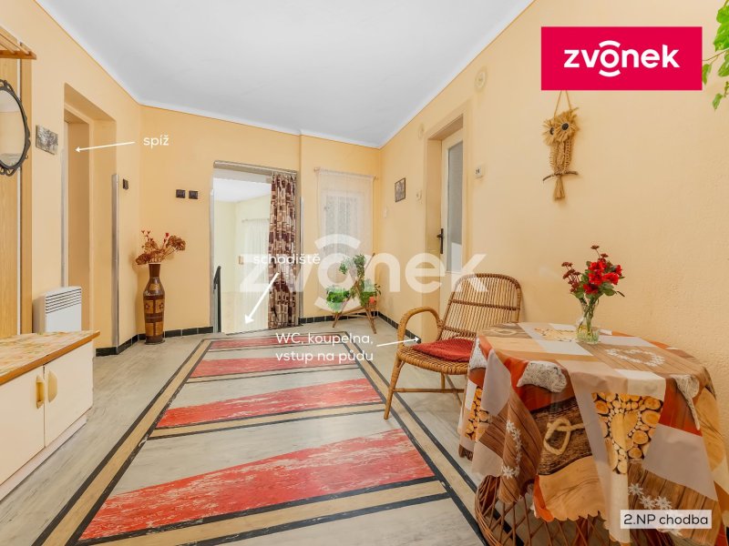 Prodej dvougeneračního rodinného domu s velkou zahradou – Mysločovice