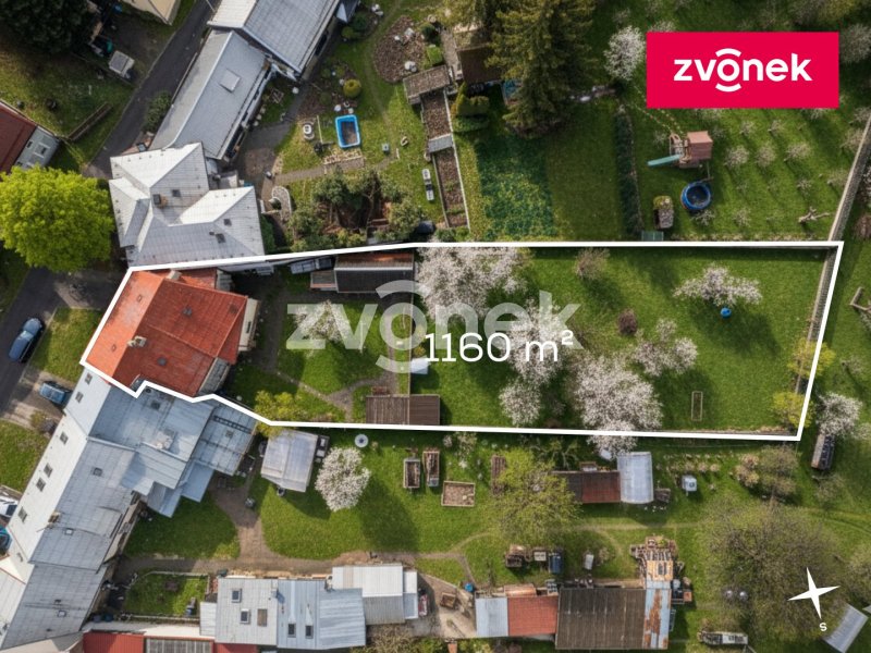 Prodej dvougeneračního rodinného domu s velkou zahradou – Mysločovice