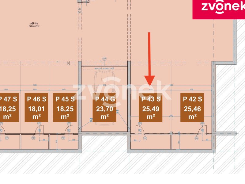 Garážové stání se sklepem, Zlín - Jižní svahy