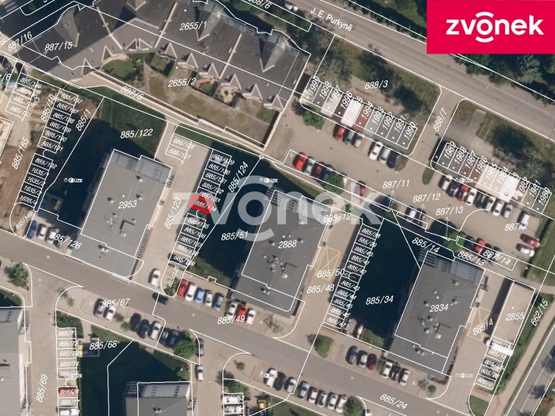 Pronájem parkovacího místa vedle nemocnice - ul. Zahrádky