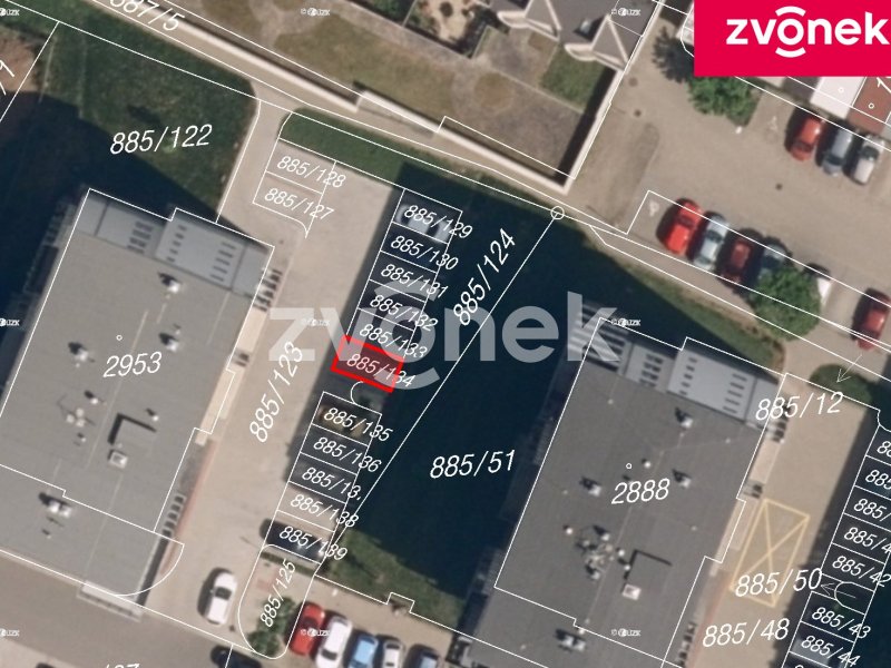 Pronájem parkovacího místa vedle nemocnice - ul. Zahrádky