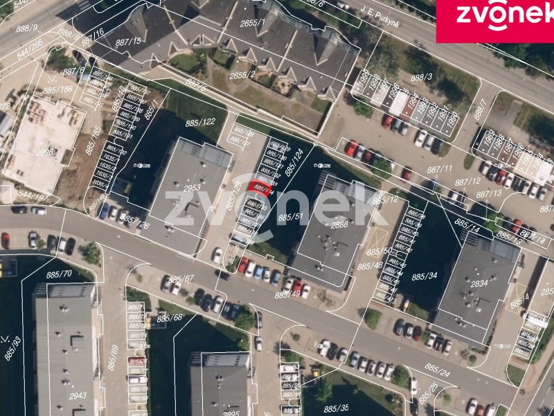 Pronájem parkovacího místa vedle nemocnice - ul. Zahrádky