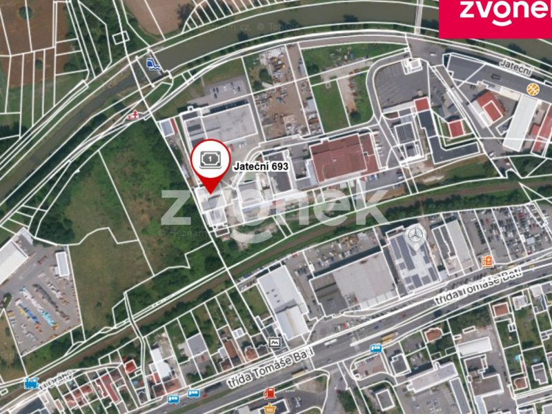 Pronájem kanceláře Zlín - Prštné