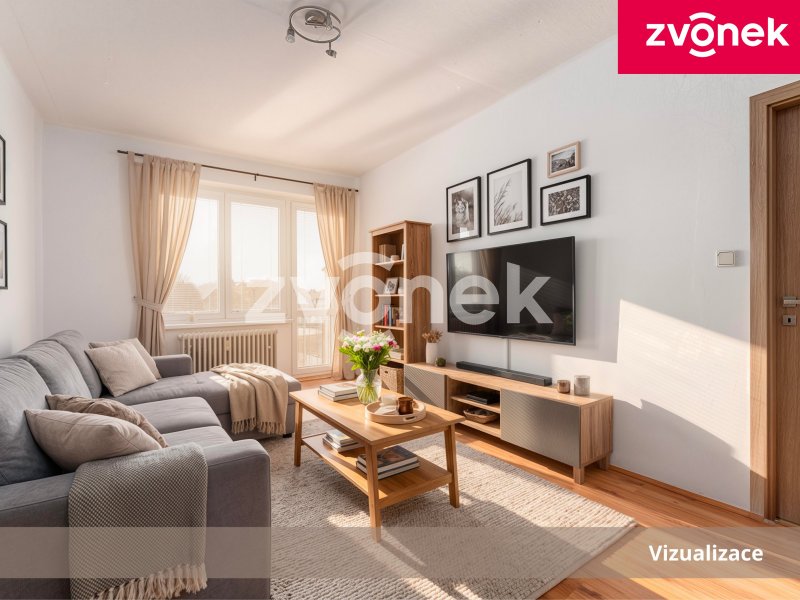 Prodej bytu 1+1, 34 m² + balkon + 2 sklepy, Bojkovice – ul. Tovární