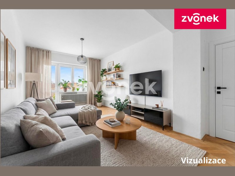 Prodej bytu 2+1 s balkonem, Bojkovice