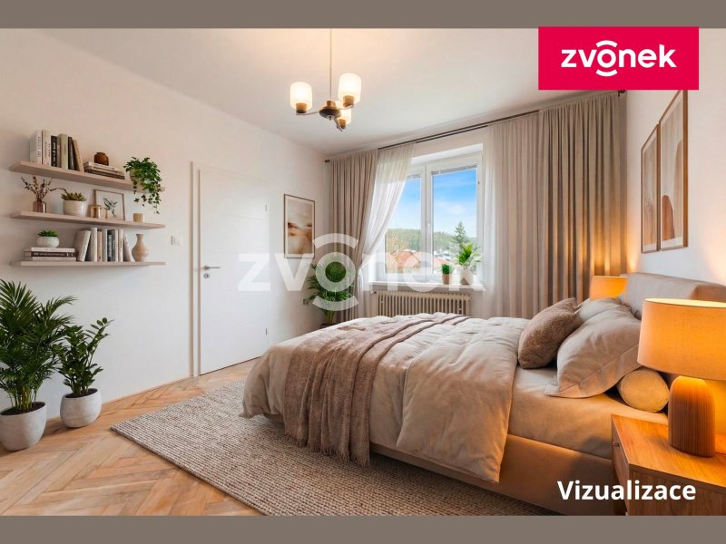 Prodej bytu 2+1 s balkonem, Bojkovice