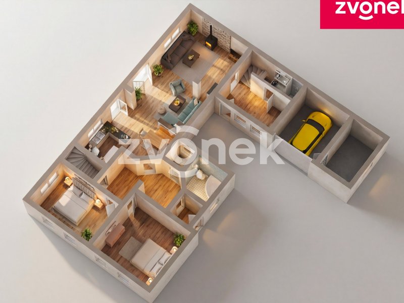 Rodinný dům s investičním potenciálem – Hvozdná u Zlína