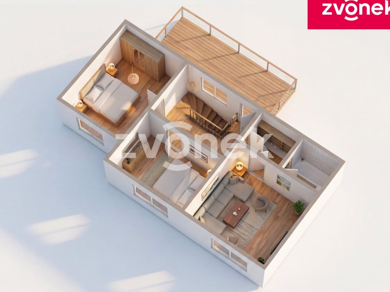 Prostorný rodinný dům se zahradou 1 050 m², garáží a velkým potenciálem – Bílovice u Uherského Hradiště