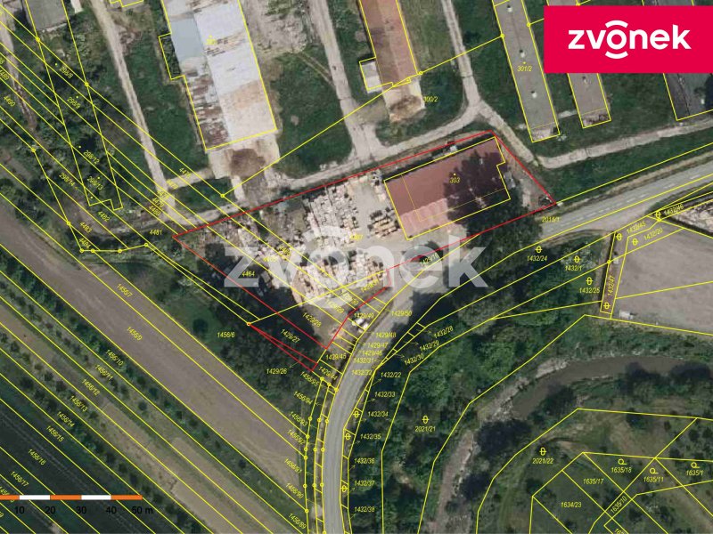 Prodej průmyslového areálu v obci Louka.