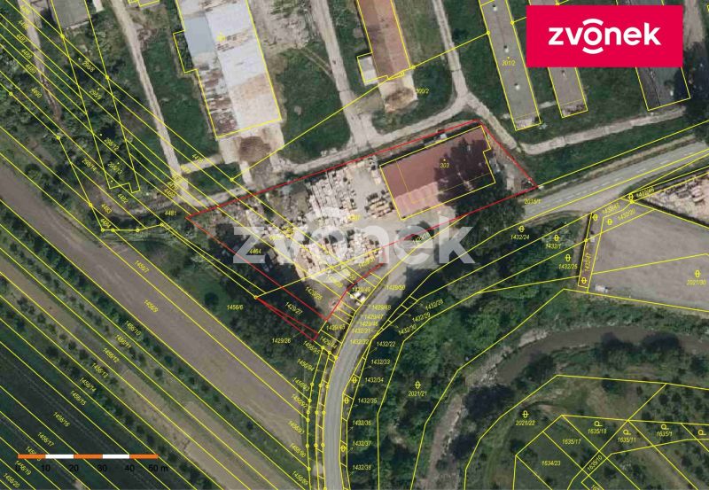 Prodej výrobního prostoru 2 890 m², Louka