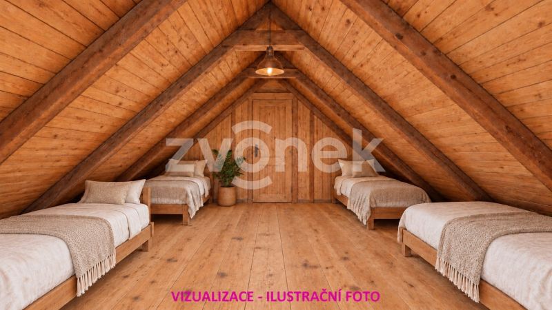 Domek k dokončení s možností rozšíření, pozemkem přes 1 000 m² a nádherným výhledem – Jaroslavice u Zlína