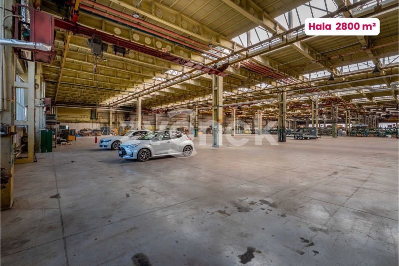 Pronájem výrobně skladovací haly 472 - 2 800 m², Holešov