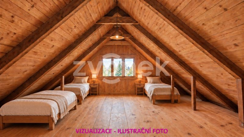 Domek k dokončení s možností rozšíření, pozemkem přes 1 000 m² a nádherným výhledem – Jaroslavice u Zlína