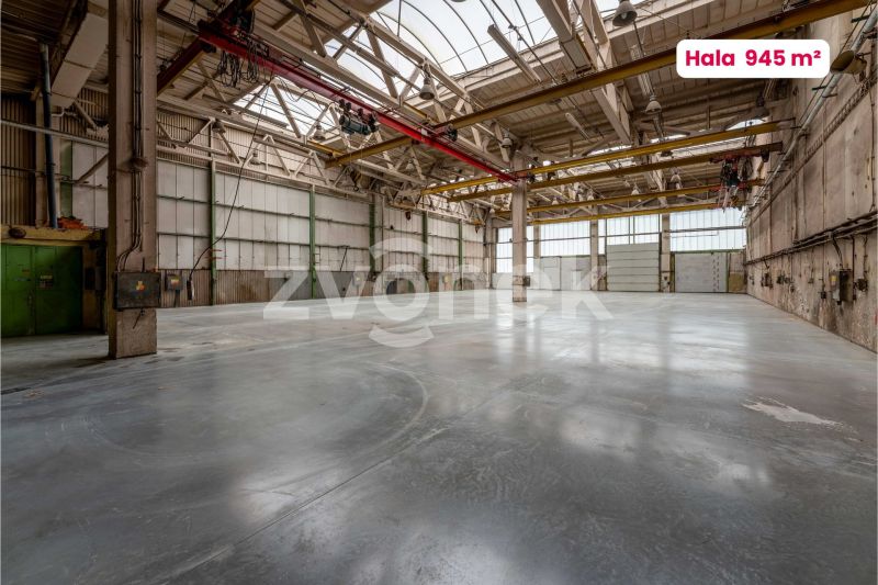 Pronájem výrobně skladovací haly 472 - 2 800 m², Holešov