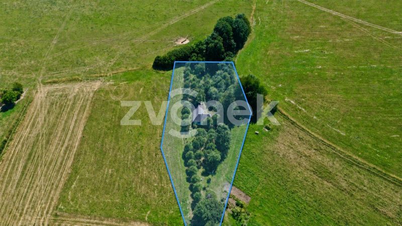 Prodej chalupy s velkými pozemky Kochavec, Štítná nad Vláří