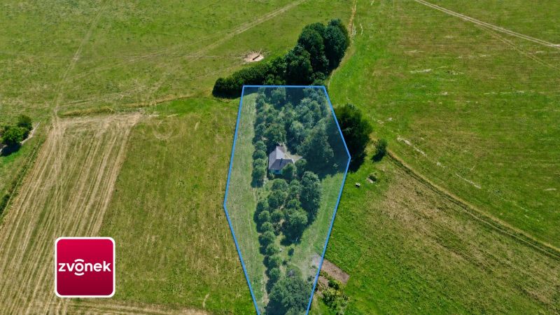 Prodej chalupy s velkými pozemky Kochavec, Štítná nad Vláří